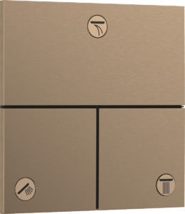 Ventil Hansgrohe ShowerSelect Comfort E bez podomietkového telesa kartáčovaný bronz 15573140