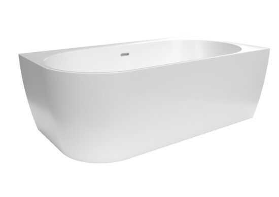 Voľne stojaca vaňa SAT Brevis 159x84 cm akrylát pravá SATVBRE1600P